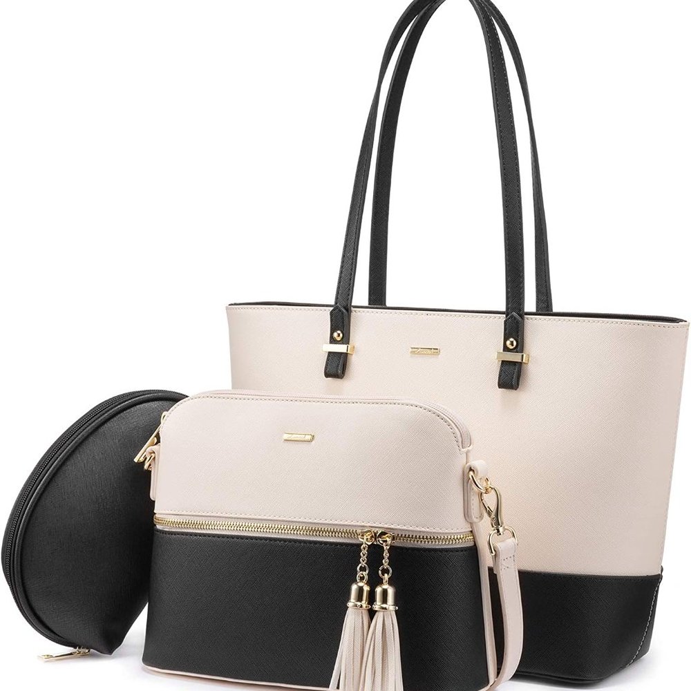 New  3pcs Purse Set   Handbags for Women Shoulder Bags Tote Satchel - Picture 7 of 12